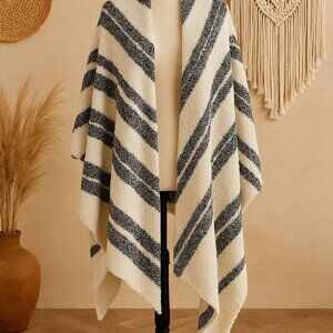 Pendleton Eco Soft Stripe Wrap – One Size Cozy Recycled Knit
